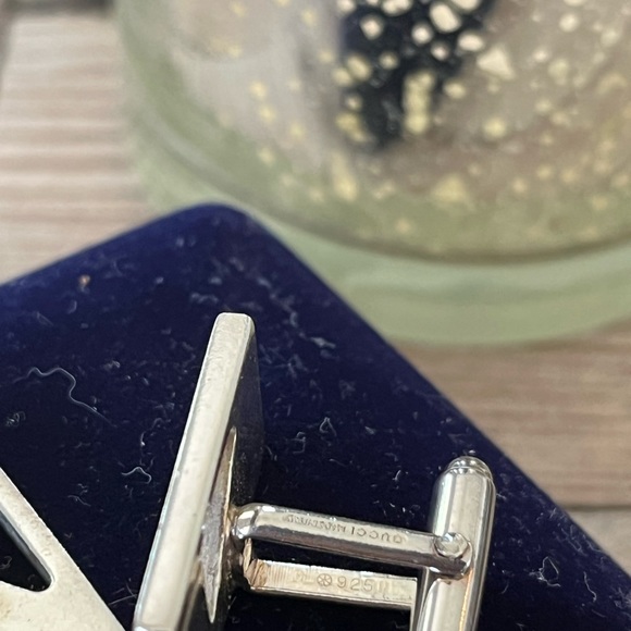 Gucci cuff links, 925 silver - Picture 6 of 6